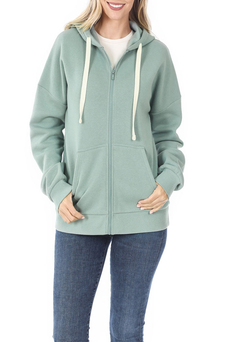 Niobe Clothing Zipper Hoodie Sweat Jacket - Coats & Jackets sb_outerwear