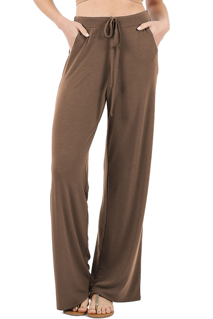 Zenana Casual Loose Fit Comfortable Lounge Pajama Pants - sb_bottoms