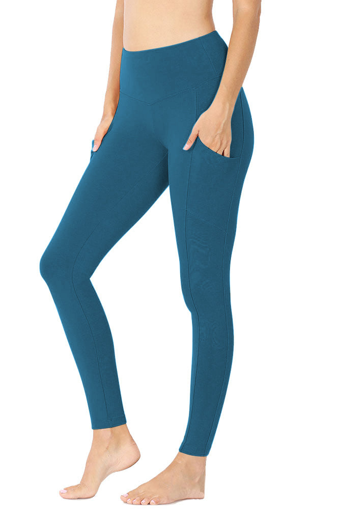 LIBILIS Yoga Pants Leggings for Women Tummy Control High Waist, Gym Sports  Tights Workout Leggings Yoga Trousers, Blue S : : Fashion