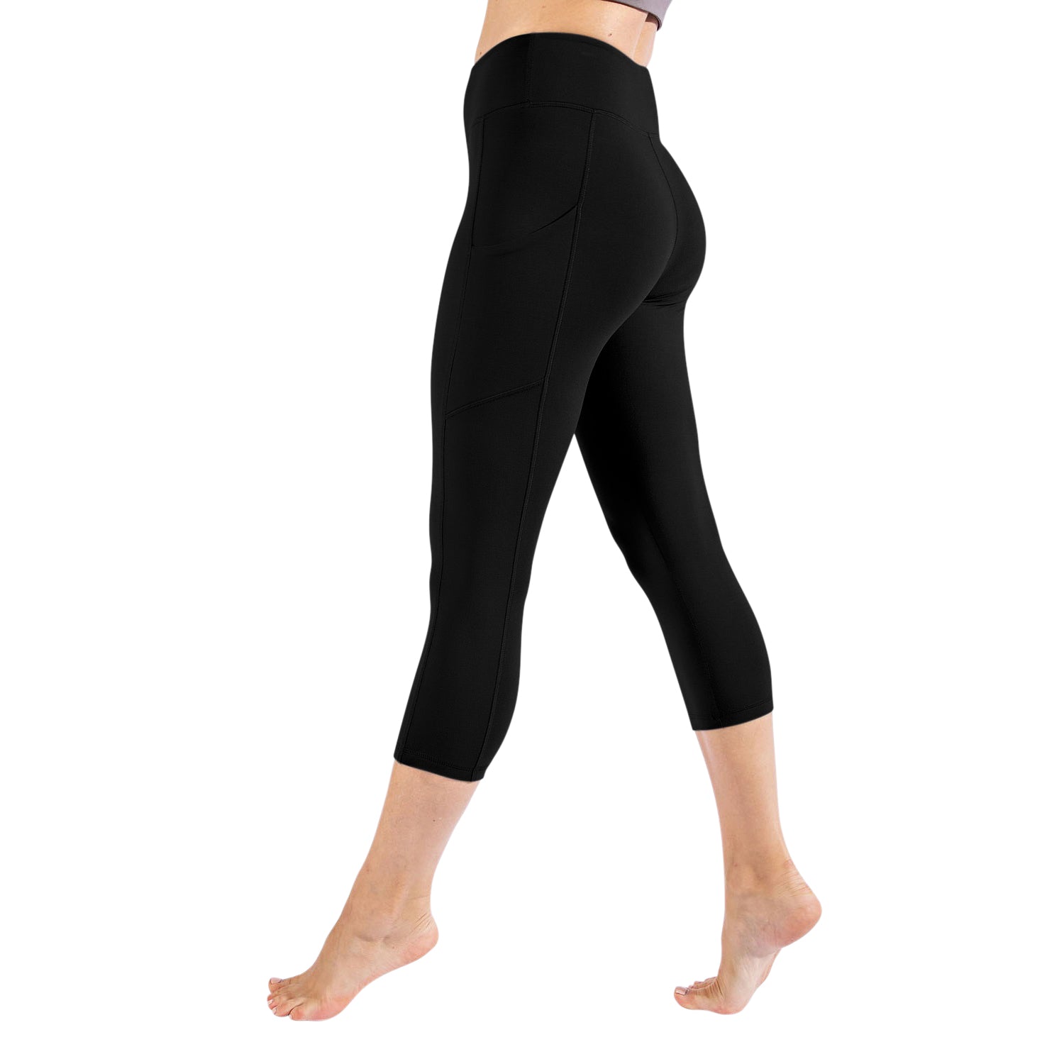 Rae Mode High Waist Active Workout Capri Leggings - Pants sb_bottoms