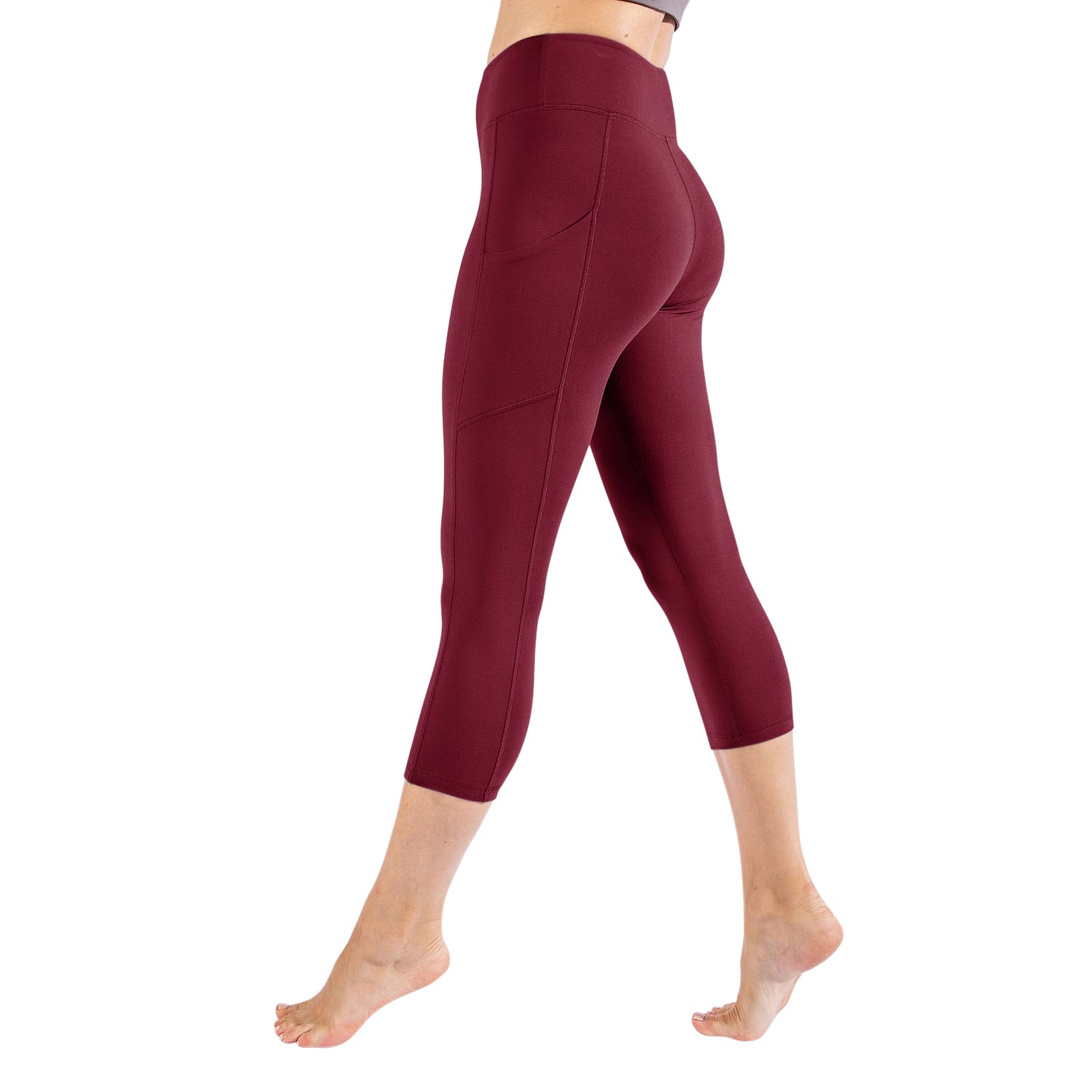 Rae Mode High Waist Active Workout Capri Leggings - Pants sb_bottoms