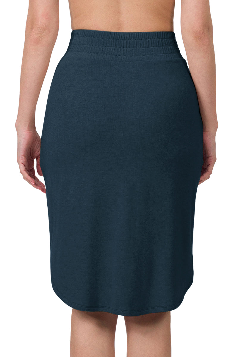 Zenana High Waist Tulip Hem Knee Length Skirt - Skirts sb_bottoms