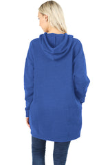 Zenana Loose Fit Pullover Long Hoodie Oversized Sweatshirt Sweater - sweatshirt