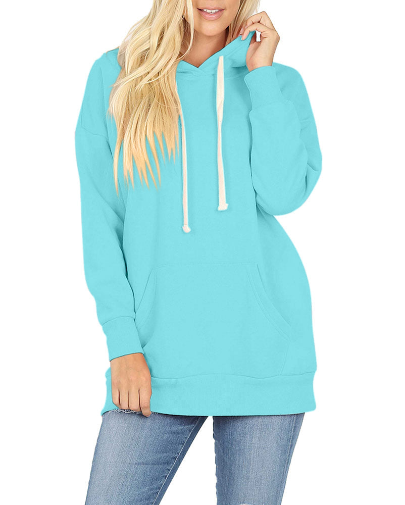 Zenana Basic Oversized Hooded Pullover Sweater - Hoodies sb_outerwear