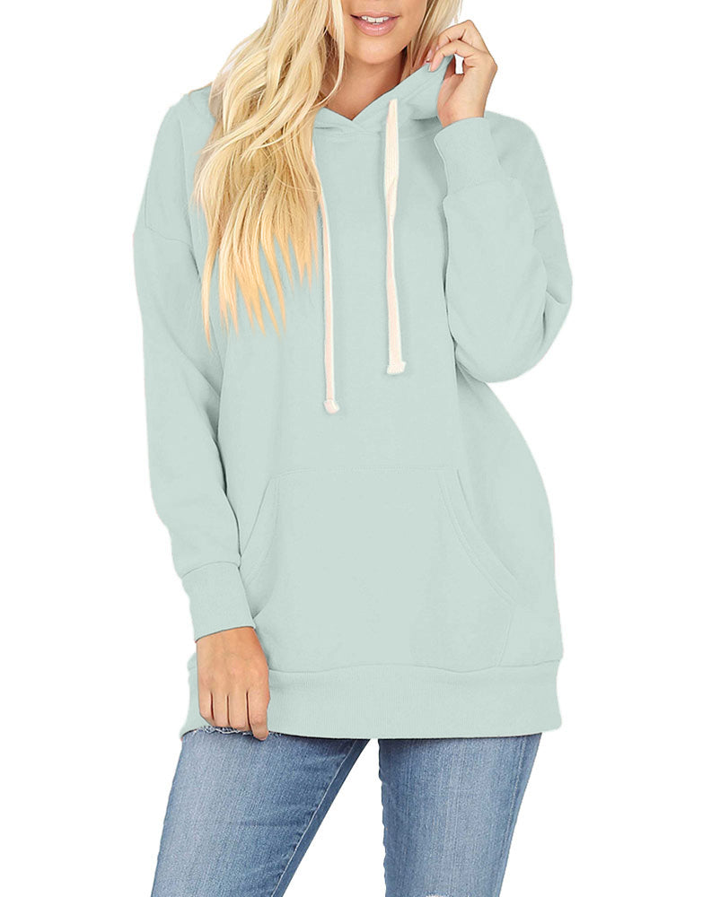 Zenana Basic Oversized Hooded Pullover Sweater - Hoodies sb_outerwear