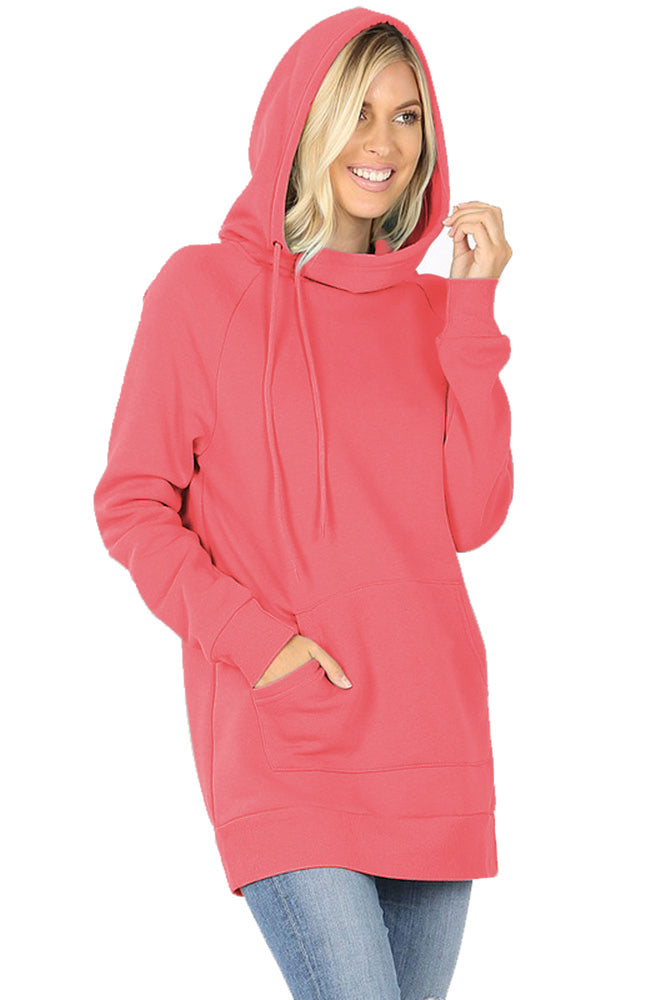 Zenana Pullover Sweater with Side Tie - Sweatshirts sb_outerwear