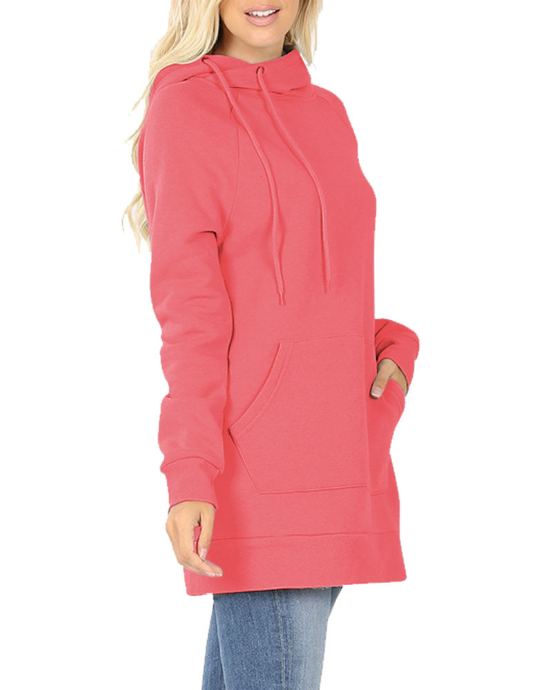 Zenana Pullover Sweater with Side Tie - Sweatshirts sb_outerwear