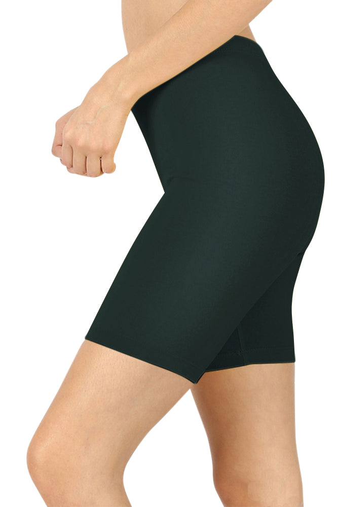 Zenana Cotton Running Biker Shorts - Legging Shorts sb_bottoms