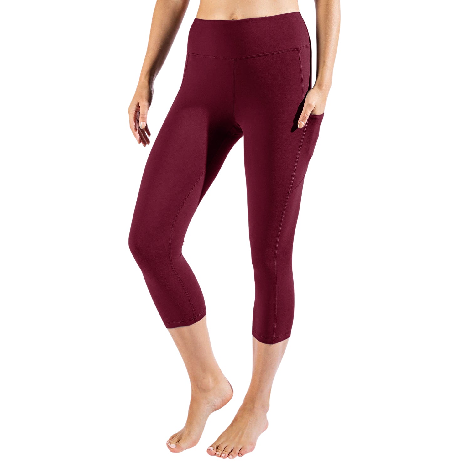 Rae Mode High Waist Active Workout Capri Leggings - Pants sb_bottoms