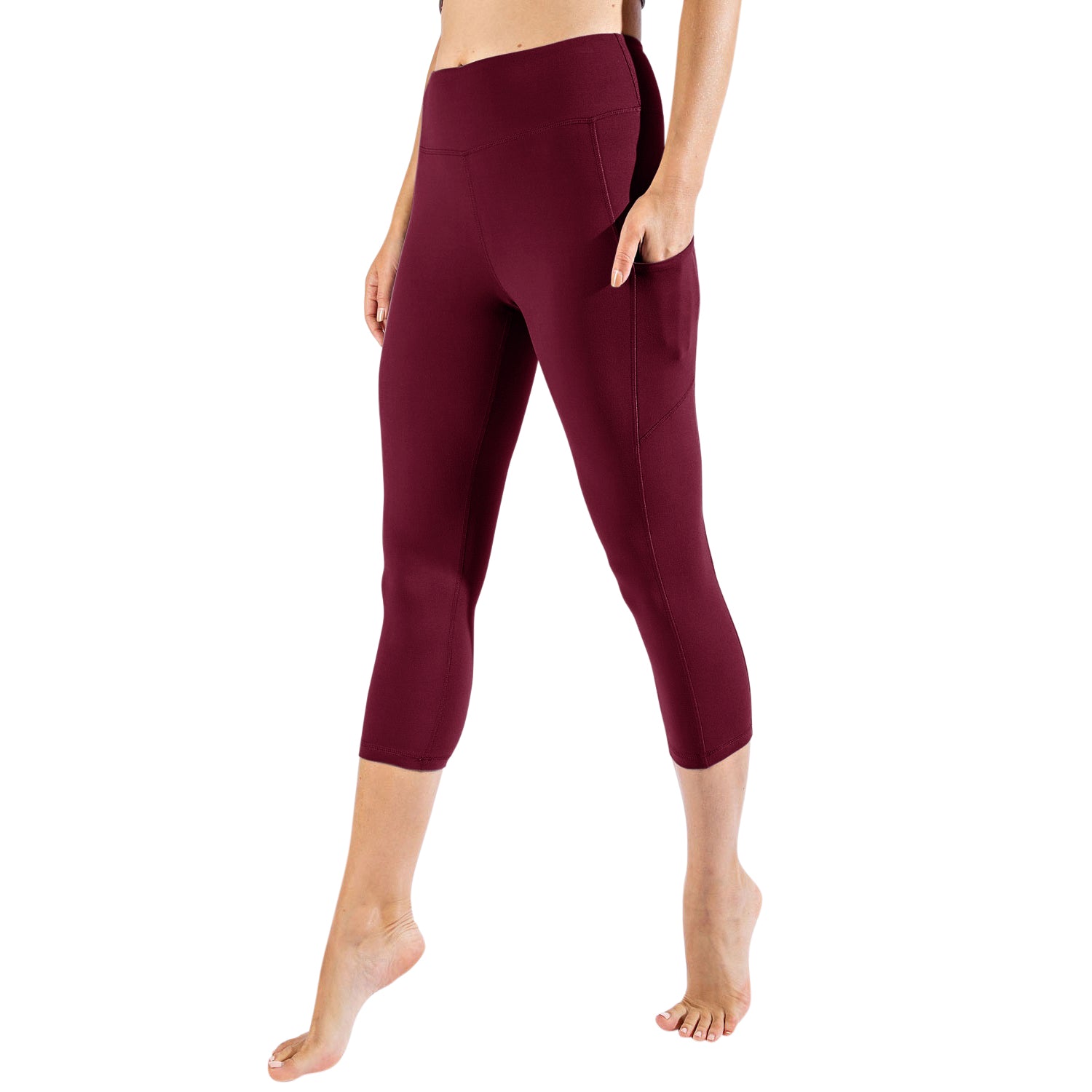 Rae Mode High Waist Active Workout Capri Leggings - Pants sb_bottoms
