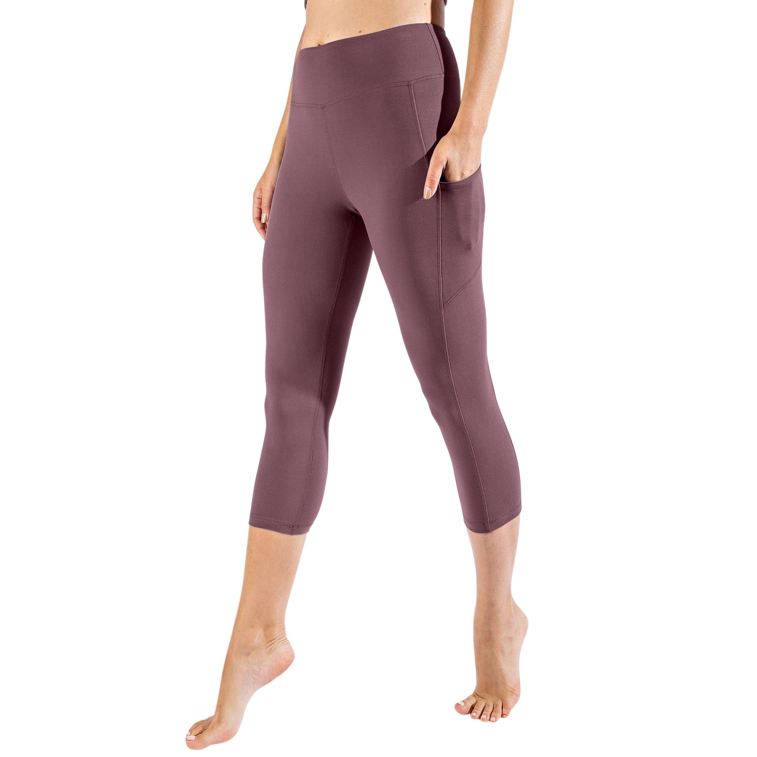 Rae Mode High Waist Active Workout Capri Leggings - Pants sb_bottoms