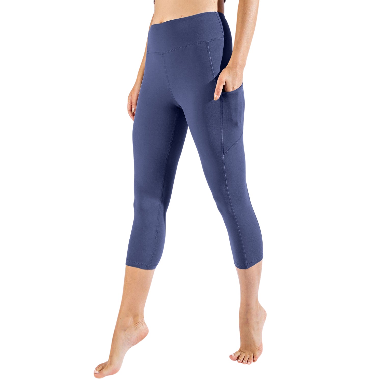 Rae Mode High Waist Active Workout Capri Leggings - Pants sb_bottoms