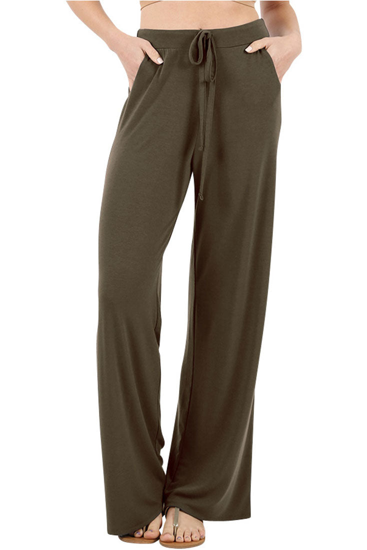 Zenana Casual Loose Fit Comfortable Lounge Pajama Pants - sb_bottoms