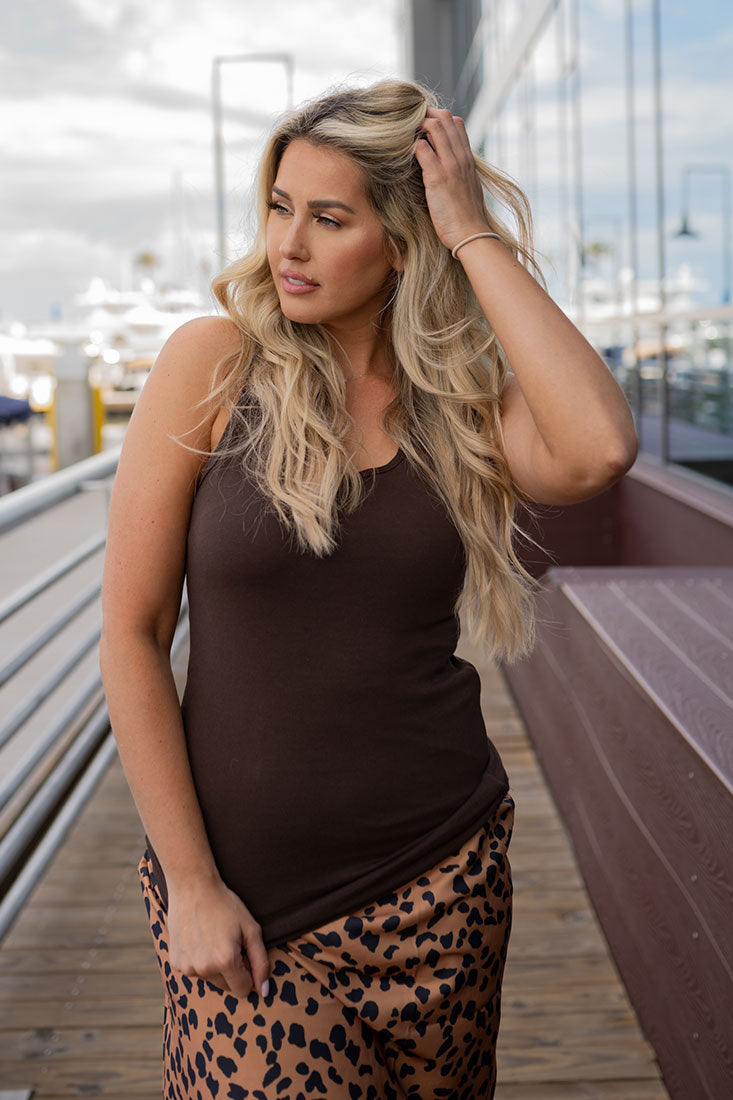 Zenana Cotton Racerback Tank Top - Tank Tops sb_tops