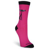 K. Bell SHAG Angel Devil Cat Crew Socks - Socks