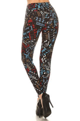 Niobe Clothing American Song Design Plus Size Leggings - leggings