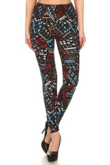 Niobe Clothing American Song Design Plus Size Leggings - leggings