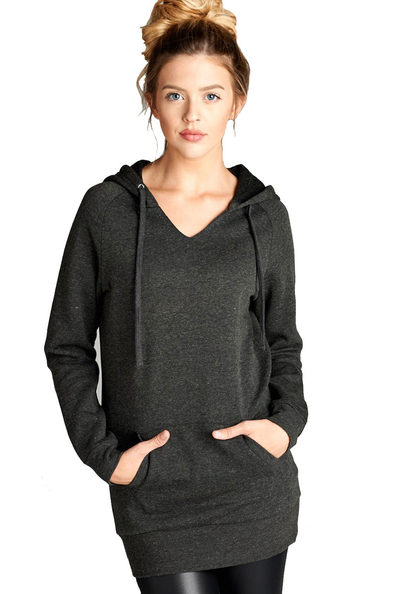 Raglan Long Sleeve Pullover Hoodie Sweater – Niobe Clothing