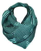 Niobe Clothing Stitch Bar Design Infinity Loop Scarf - Scarves