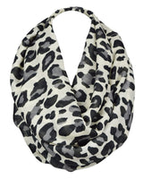 Niobe Clothing Leopard Design Infinity Loop Scarf - Scarves