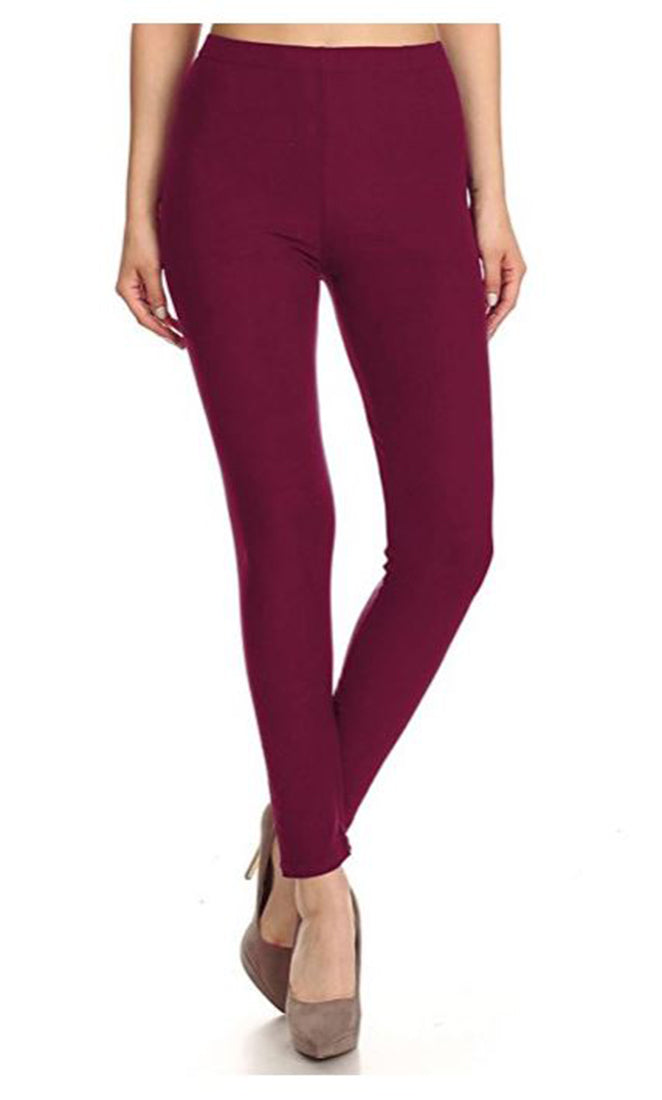 Leggings Depot Solid High Waist Soft Lined Leggings - Leggings sb_bottoms
