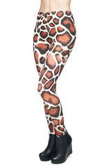 Niobe Clothing Giraffe Digital Print Leggings - leggings