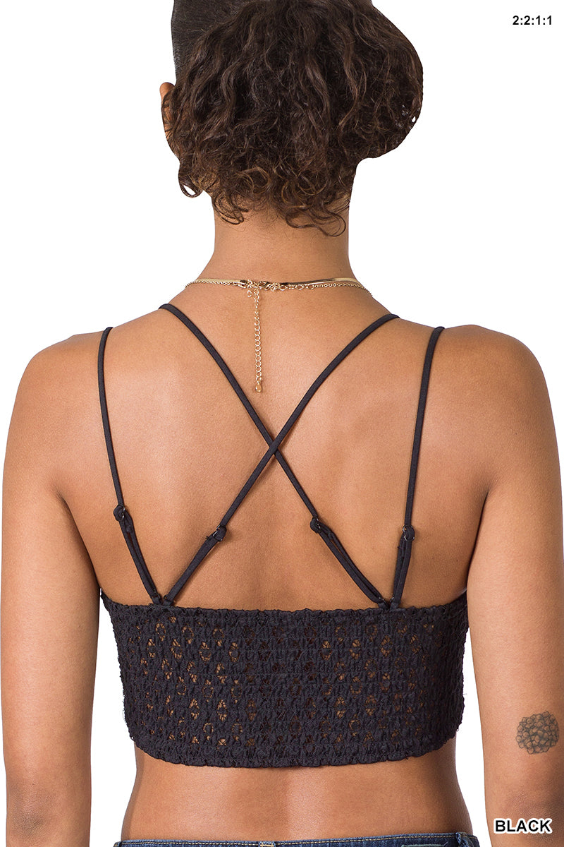 Crochet Lace Bralette Top – Niobe Clothing