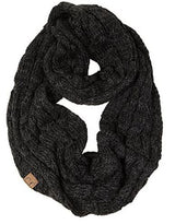C.C. Warm Knit Infinity Loop Scarf Scarves- Niobe Clothing