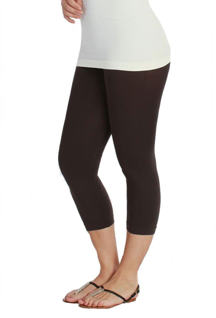 Nikibiki Plus Size Seamless Smooth Crop Leggings - Pants sb_bottoms