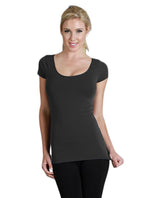 Nikibiki Seamless Scoop Neck Cap Sleeve - Shirts