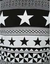 Niobe Clothing Stars and Checkered Graphic Shirt - Shirts