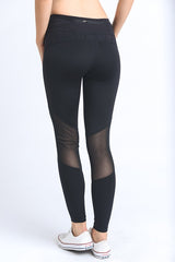 Mono B Mesh Panel Block Leggings - Active