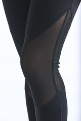 Mono B Mesh Panel Block Leggings - Active