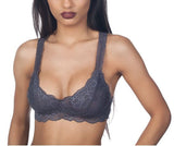 Niobe Clothing Vintage Lace Racerback Bralette - Bras