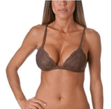 Niobe Clothing Full Lace Semi Sheer Thin Band Bralette - Bras