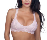 Niobe Clothing Vintage Lace Racerback Bralette - Bras