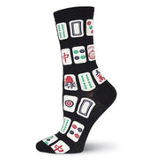 K. Bell Mah Jong Crew Socks - Socks