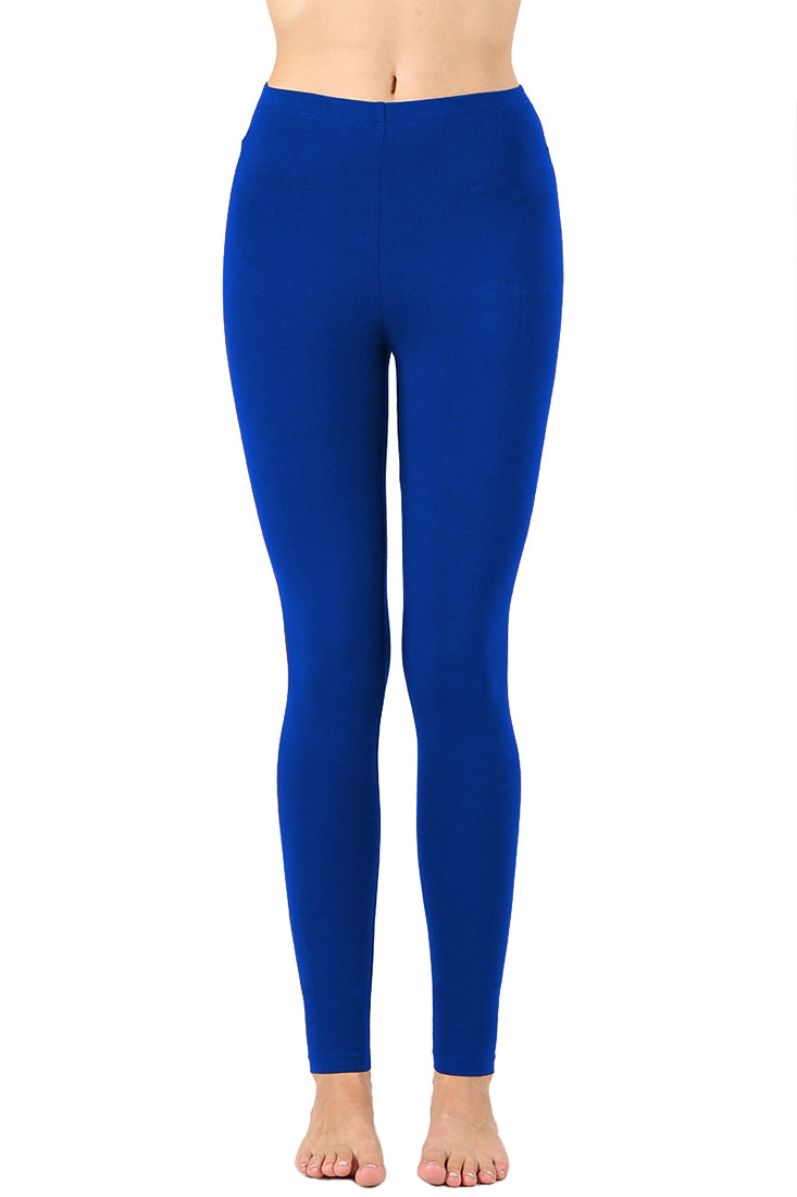 Zenana Cotton Full Length Ankle Leggings - Leggings sb_bottoms