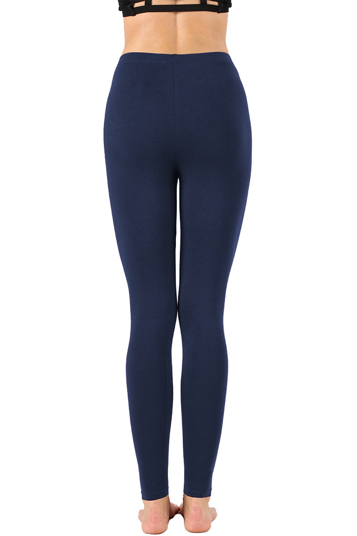 Zenana Cotton Full Length Ankle Leggings - Leggings sb_bottoms