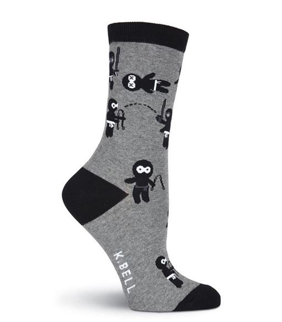 K. Bell Ninja's Crew Socks - Socks