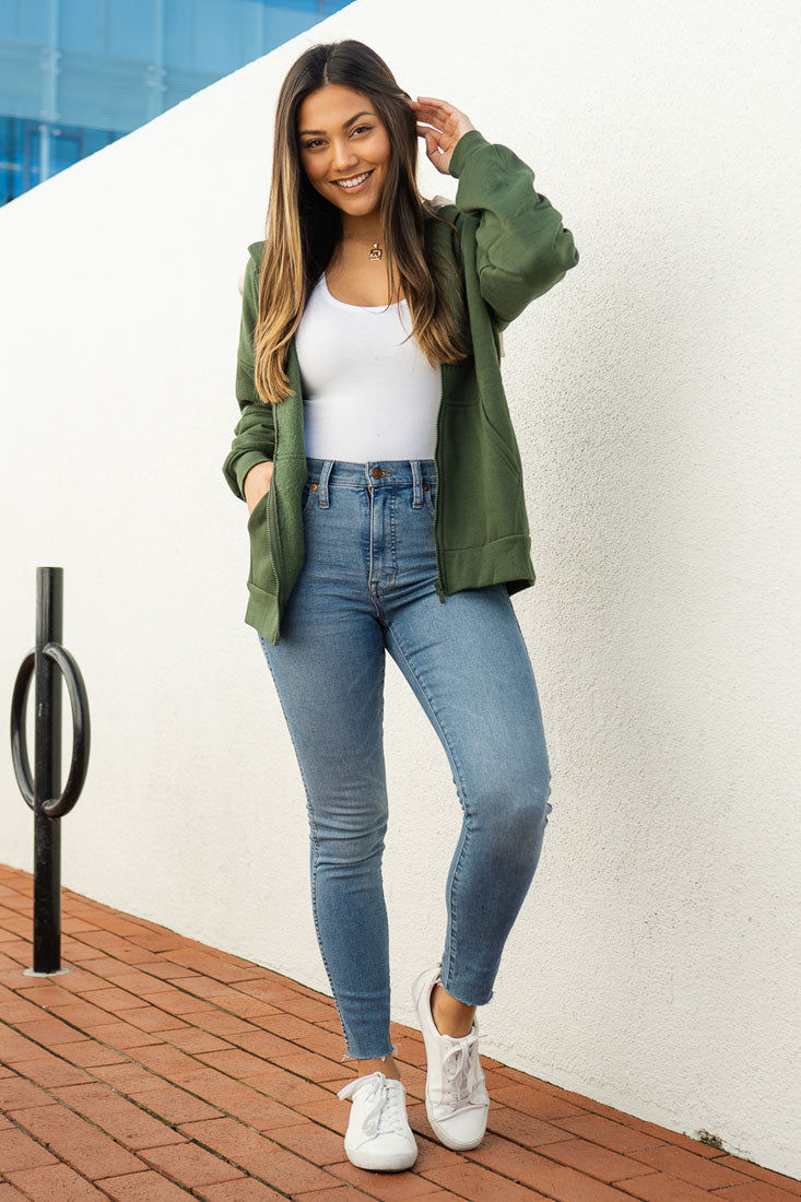 Niobe Clothing Zipper Hoodie Sweat Jacket - Coats & Jackets sb_outerwear