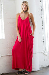 Love In Harem Maxi Dress with Pockets - dress
