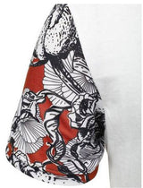 Niobe Clothing White Red Floral Pocket Sleeve Pattern Shirt - Shirts
