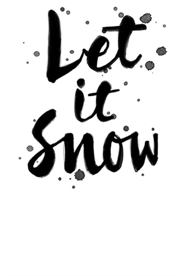 Let It Snow Holiday Graphic T-Shirt Shirts- Niobe Clothing