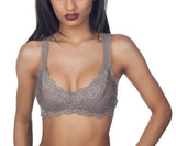 Niobe Clothing Vintage Lace Racerback Bralette - Bras