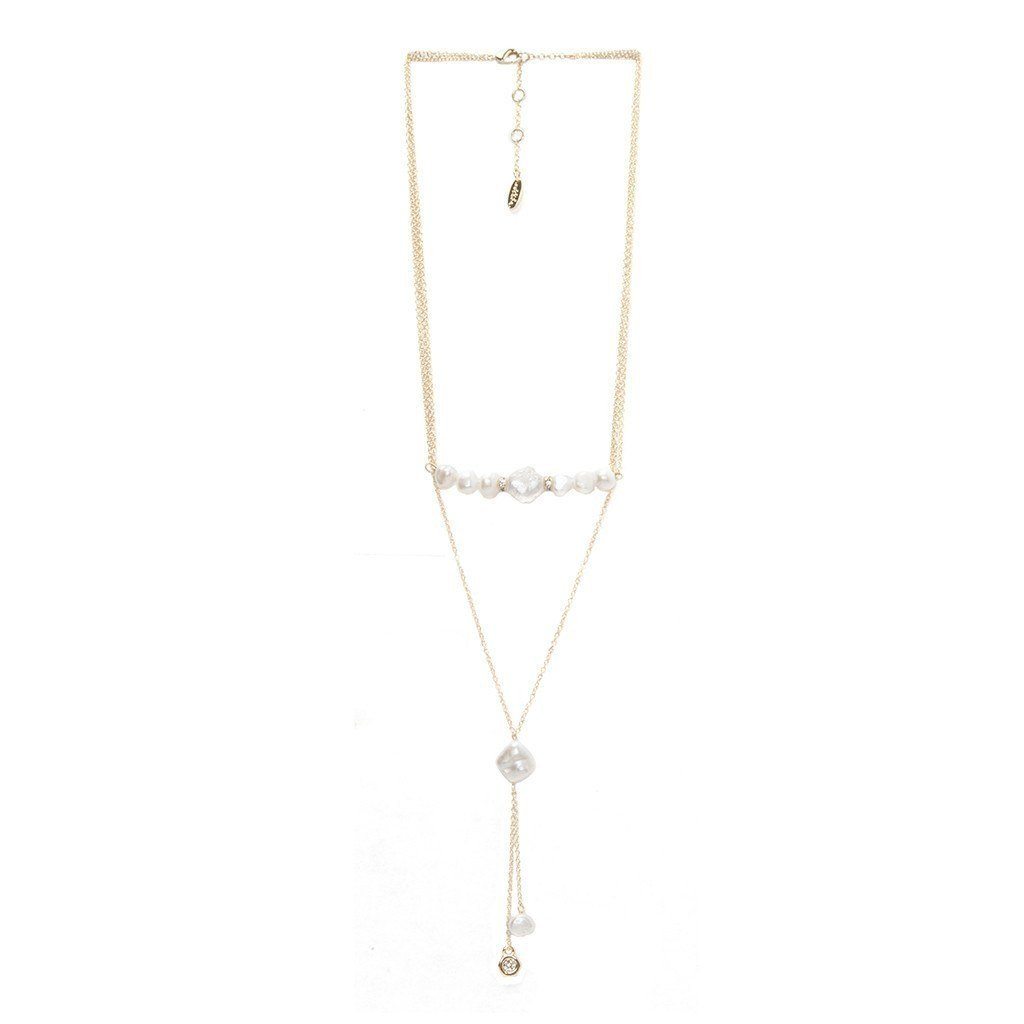 Ettika Fates Will Allow Necklace in Pearl and Gold - Necklace