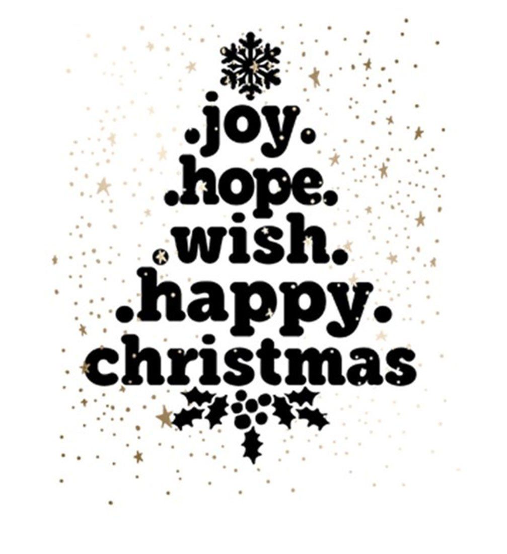 Niobe Clothing Christmas Tree Word Holiday Graphic T-Shirt - T-Shirts holiday